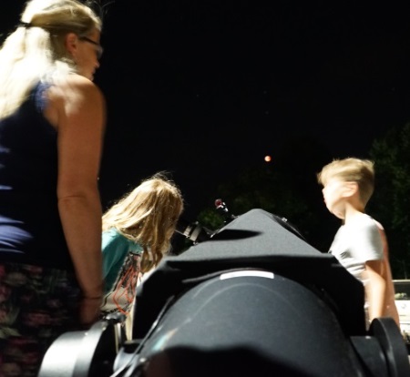 Mondfinsternis Beobachtung mit Dobson